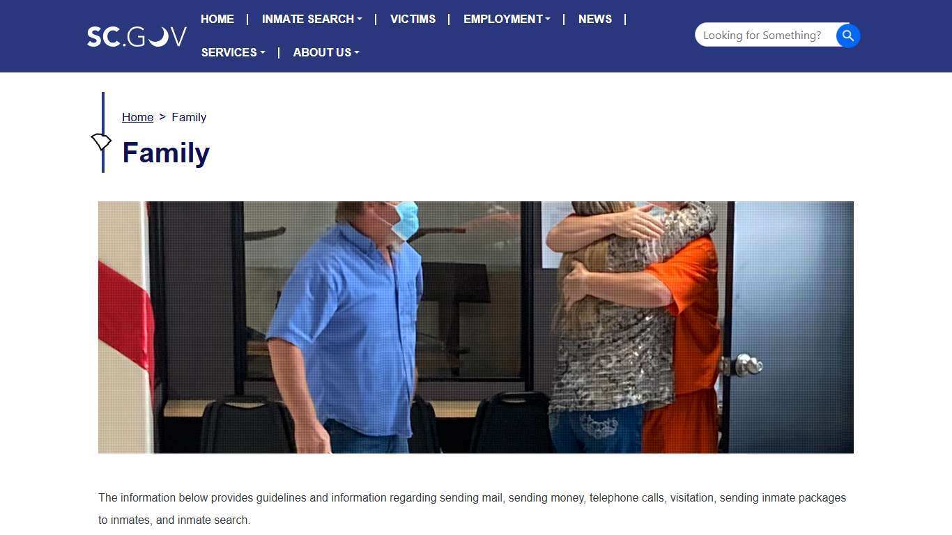 Family | South Carolina Department of Corrections